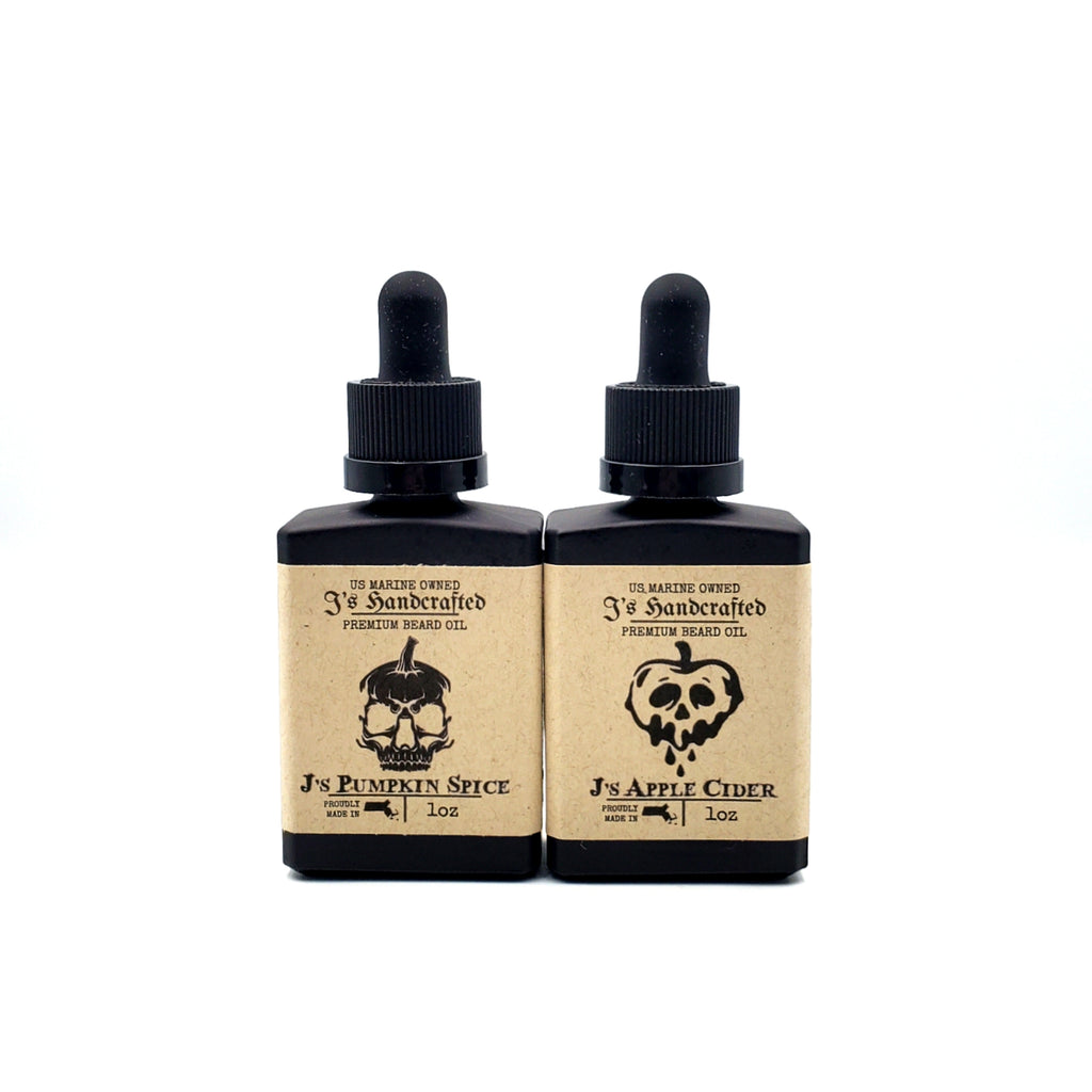 J's Fall Collection Premium Beard Oils *LOW STOCK WARNING!* 20% OFF