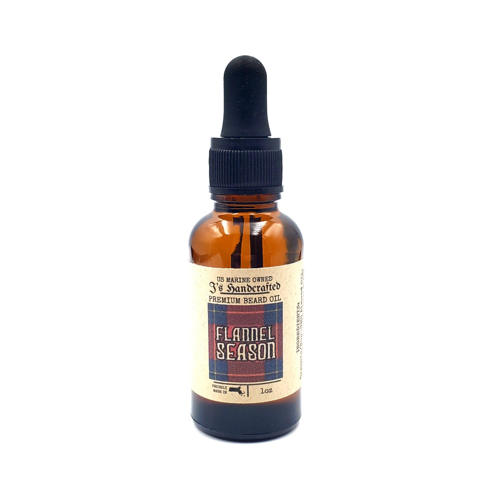 J's "Flannel Season" Premium Beard Oil *LOW STOCK WARNING!*