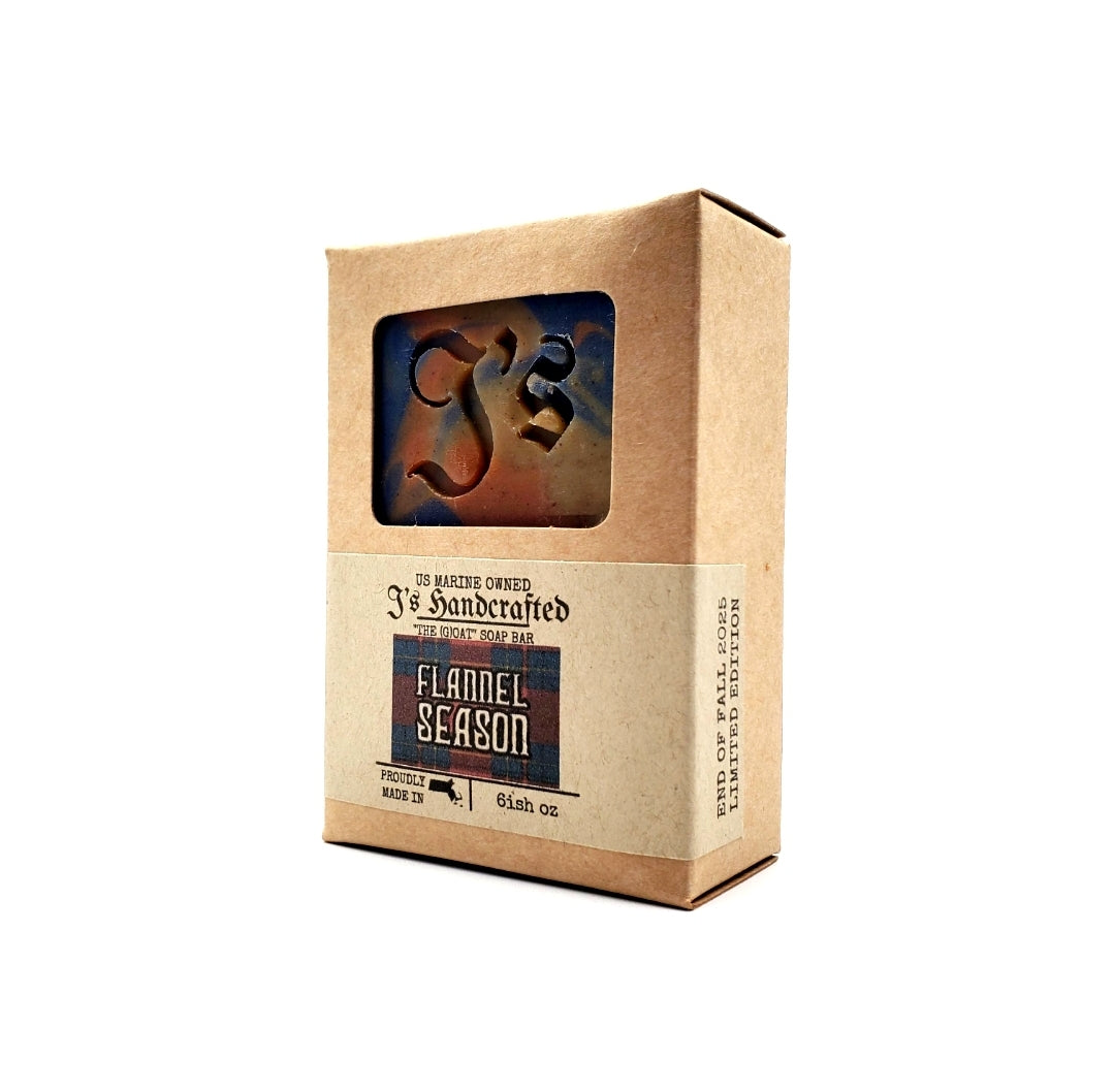 J's Limited Edition "Flannel Season" "(G)OAT Soap" Bar