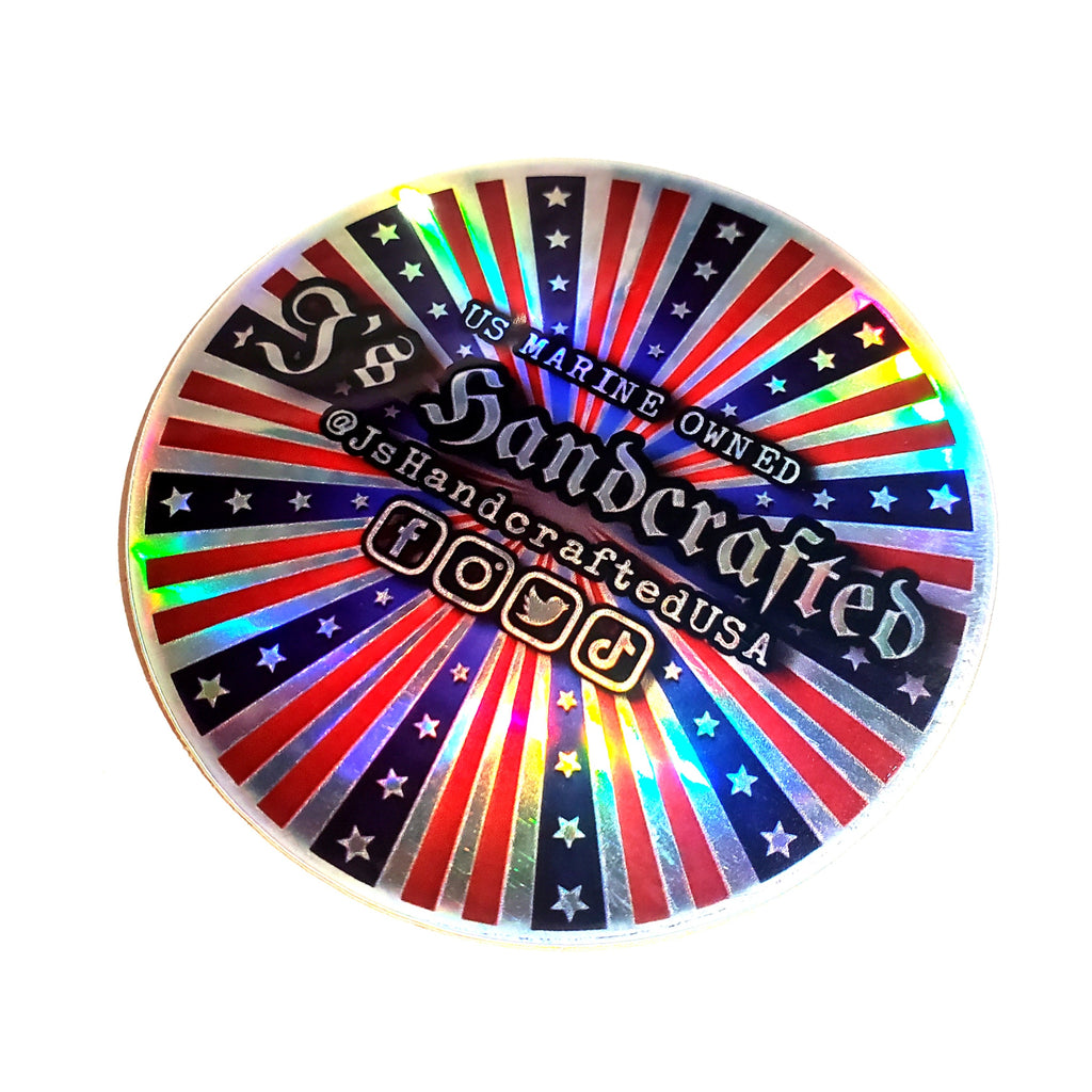 J's Handcrafted Hologram Sticker