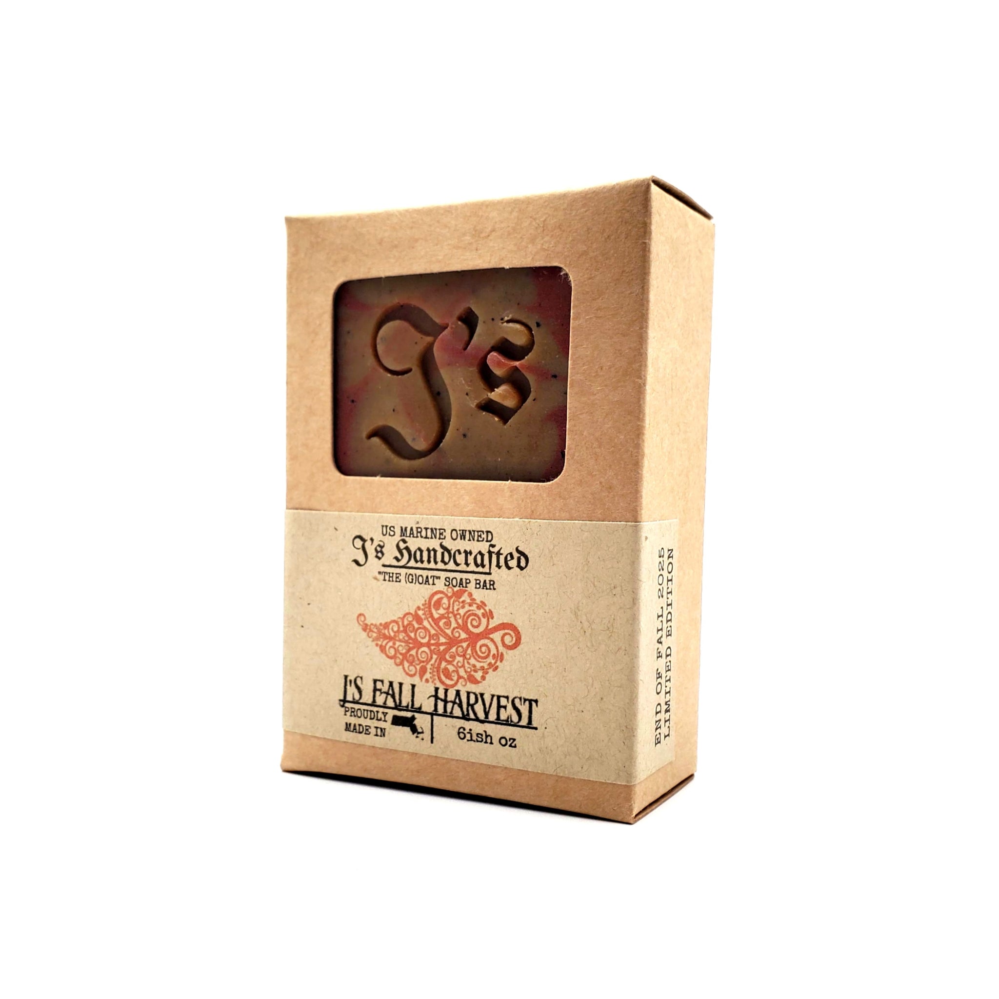 Limited Edition "J's Fall Harvest" "(G)OAT Soap" Bar