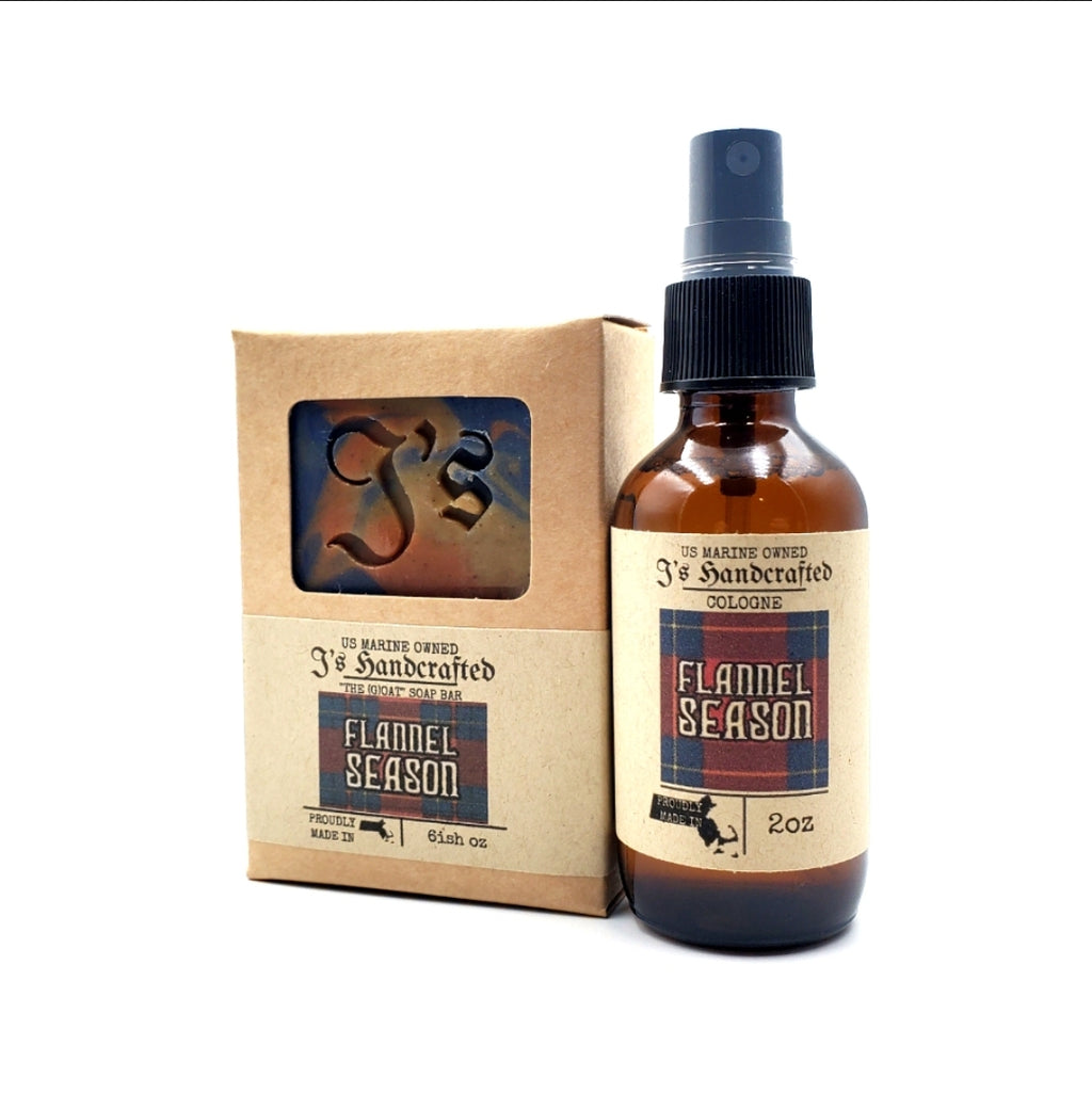 J's "Flannel Season" Soap/Cologne Combo