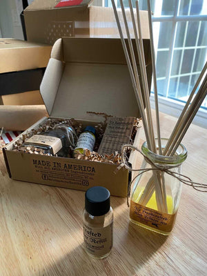 The J's Handcrafted Reed Diffuser Kit